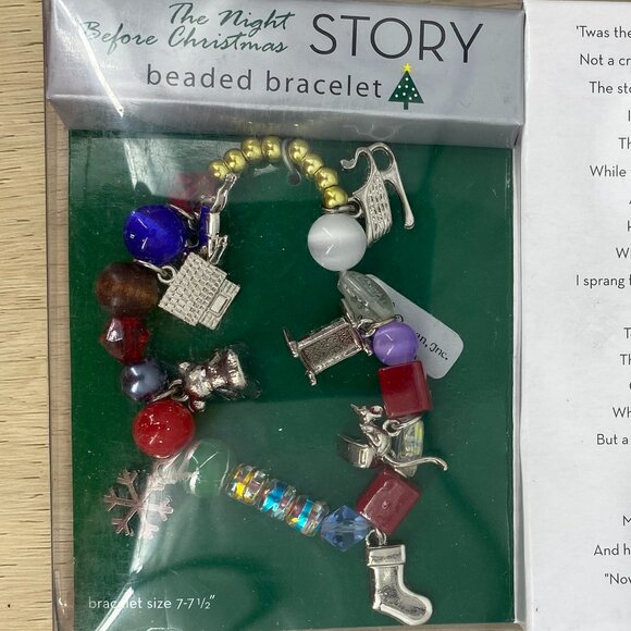 Roman Inc 2006 The Night Before Christmas Charm Bracelet - Picture 2 of 5
